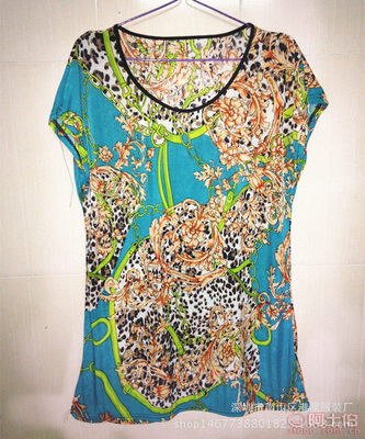 2017新款中老年女士冰絲大碼媽媽裝—工廠直銷批發(fā)